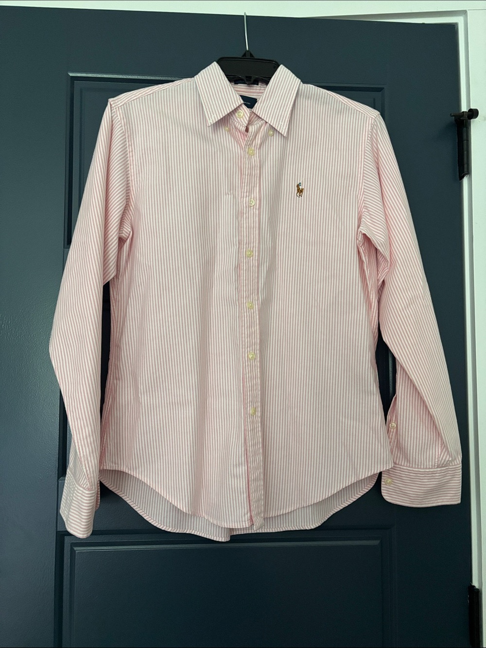 Ralph Lauren Light Pink Pinstripe Dress Shirt